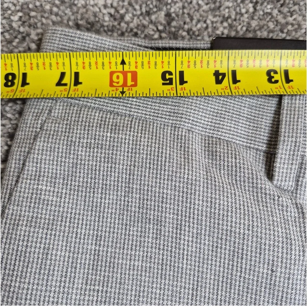 NWT Banana Republic Dress Pants Mens 34x30 Gray Linen Cotton Blend Slim Fit